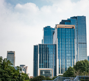 Group of tall buildings